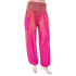 Yoga-Harembroek Large Veer roze